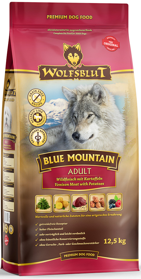 Wolfsblut Blue Mountain Adult  - Wildfleisch mit Süßkartoffeln