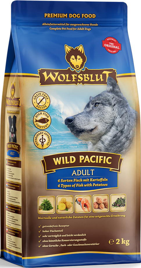 Wolfsblut Wild Pacific Adult - Fisch mit Kartoffeln 2kg