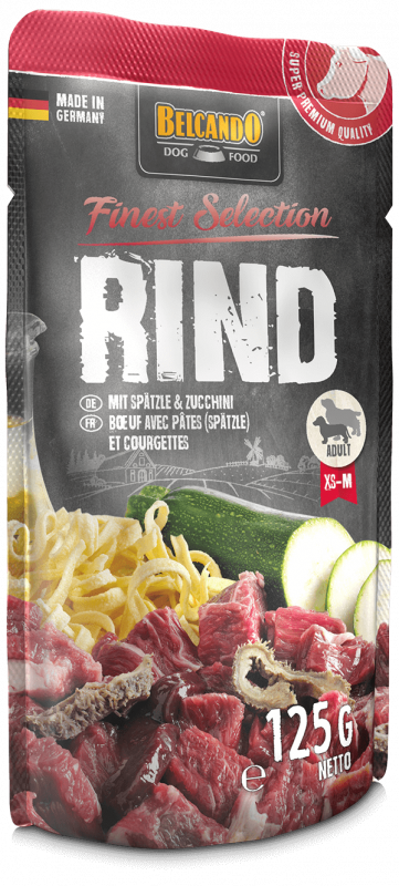BELCANDO® Rind mit Spätzle & Zucchini 125g