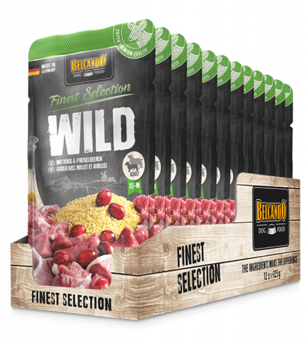 BELCANDO® Wild mit Hirse & Preiselbeeren 125g
